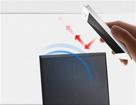 One For All SV9395-5G - Antenne intérieure TV numérique amplifiée Full HD avec filtre 5G, amplificateur externe et fixation murale